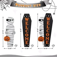 Glitzhome S2 Porch Decor Halloween Porch Sign