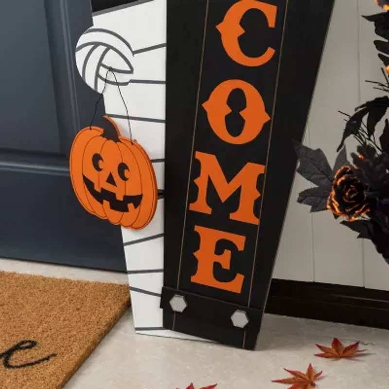 Glitzhome S2 Porch Decor Halloween Porch Sign