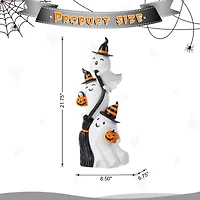 Glitzhome 21.75" Porch Decor Halloween Porch Sign