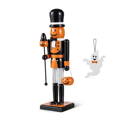 Glitzhome 18.50" Wood Nutcracker