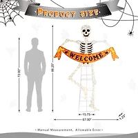 Glitzhome 86.25" Outdoor Decor Halloween Inflatable