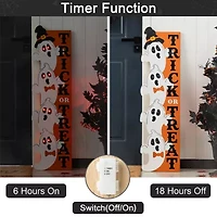 Glitzhome 42" Porch Decor Halloween Porch Sign