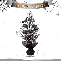 Glitzhome 20" Table Tree Halloween Tabletop Decor
