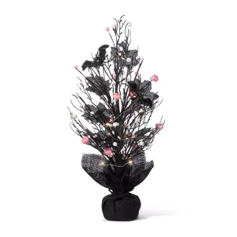 Glitzhome 20" Table Tree Halloween Tabletop Decor