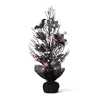Glitzhome 20" Table Tree Halloween Tabletop Decor