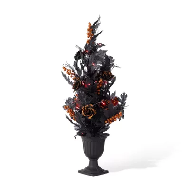 Glitzhome 36" Porch Tree Halloween Tabletop Decor