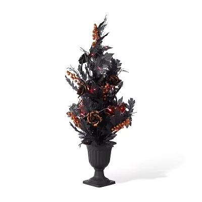 Glitzhome 36" Porch Tree Halloween Tabletop Decor