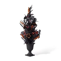 Glitzhome 36" Porch Tree Halloween Tabletop Decor