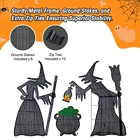 Glitzhome S3 Outdoor Decor 3-pc. Halloween Inflatable