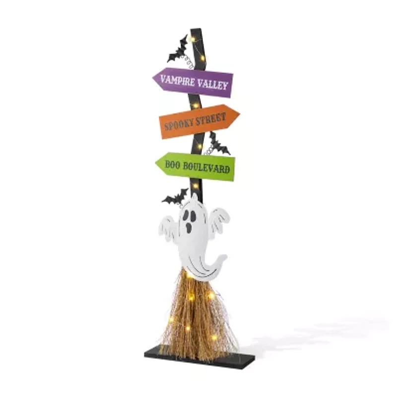 Glitzhome 41.75 Porch Decor Halloween Porch Sign