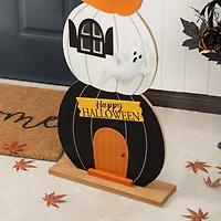 Glitzhome 35 Porch Decor Halloween Porch Sign