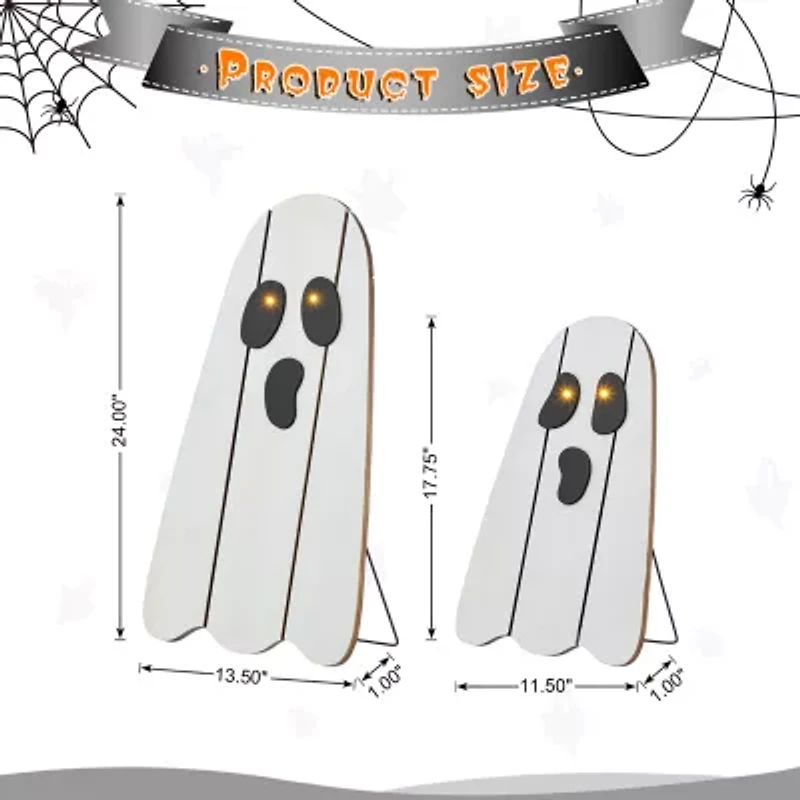 Glitzhome 24" Porch Decor Halloween Porch Sign
