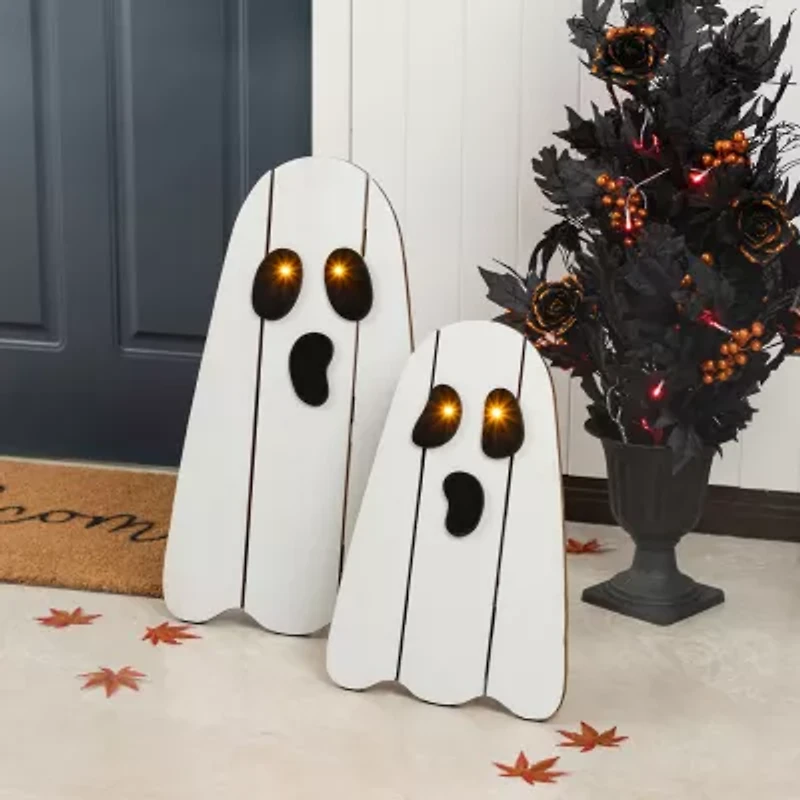 Glitzhome 24" Porch Decor Halloween Porch Sign