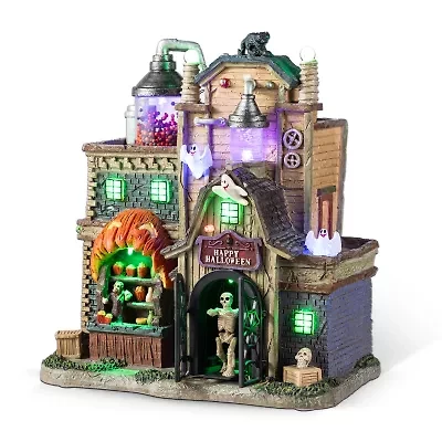 Glitzhome 11" Village Decor Halloween Tabletop Decor