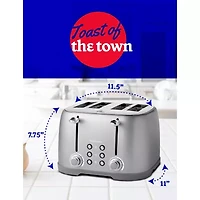 Betty Crocker 4-Slice Electric Toaster
