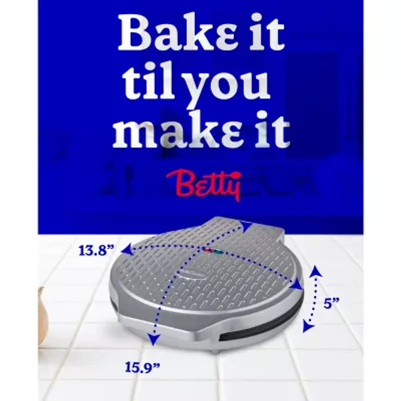 Betty Crocker 12 Inch Pizza Maker Plus Electric Grill