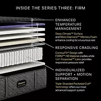 Beautyrest Black Series Three 14.5" Hybrid Firm Tight Top - Mattress Only