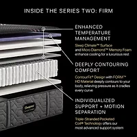 Beautyrest Black Series Two 13.5" Hybrid Firm Tight Top - Mattress Only