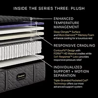 Beautyrest Black Series Three 14.5" Hybrid Plush Tight Top - Mattress Only