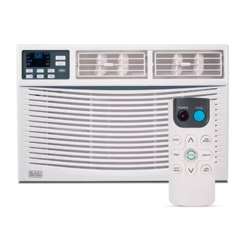 8000 BTU Window ACUnit Black+Decker With Remote Control Cools To 350Sq Ft Energy Efficient