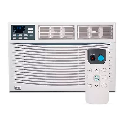 12000 BTU Window ACUnit Black+Decker With Remote Control Cools To 450Sq Ft Energy Efficient