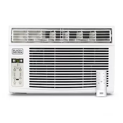 Black+Decker BD10WT6 Window Air Conditioner Remote Control 10000 BTU Cools Up To 450 Sq Ft White