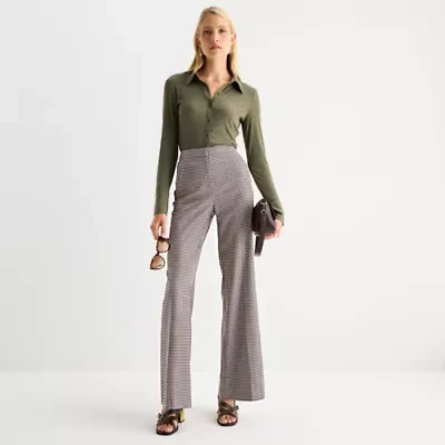 Worthington Womens Flare Tall Trouser