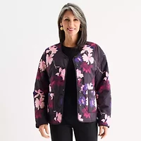 Liz Claiborne Womens Lightweight Quilted Jacket