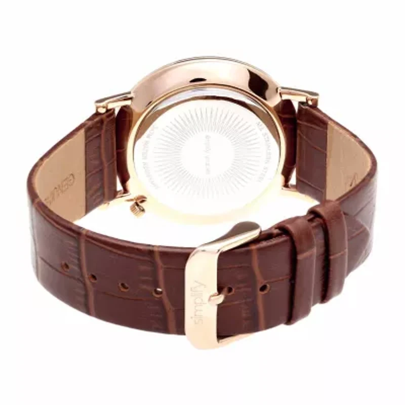 Armitron® Mens Two-Tone Skeleton Dial Hybrid Bracelet Watch