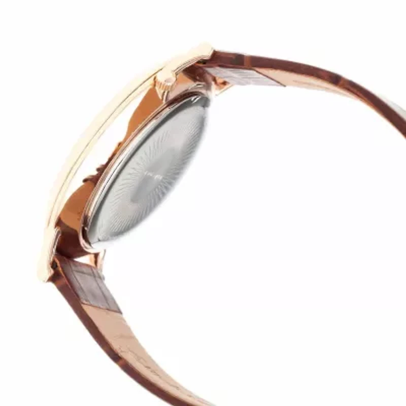 Armitron® Mens Two-Tone Skeleton Dial Hybrid Bracelet Watch