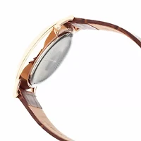 Armitron® Mens Two-Tone Skeleton Dial Hybrid Bracelet Watch
