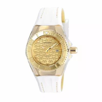Techno Marine Womens White Strap Watch Tm-115156