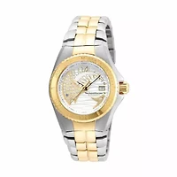 Techno Marine Womens Two Tone Stainless Steel Bracelet Watch Tm-115204