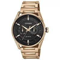 Drive from Citizen Mens Rose Goldtone Stainless Steel Bracelet Watch Bu4023-54e
