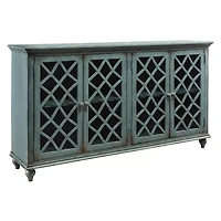Signature Design by Ashley® Mirimyn Storage Accent Cabinet with Four Lattice Doors