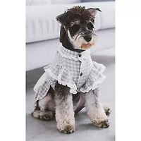 Touchdog I Love Poochi' Classical Fashion Plaid Dog Dress