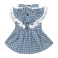 Touchdog I Love Poochi' Classical Fashion Plaid Dog Dress