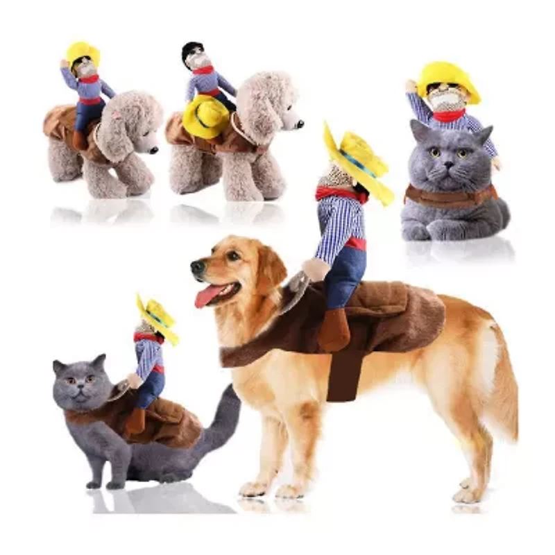Pet Life Yeepaw' Cowboy Holiday Dog Costume