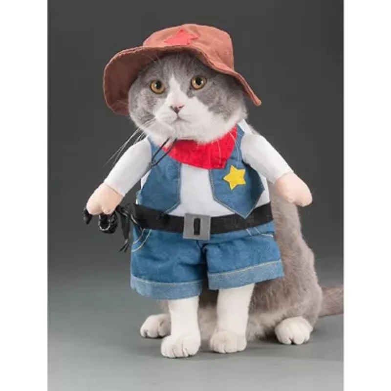 Pet Life Rodeo Bones' Cowboy Uniform Dog Costume