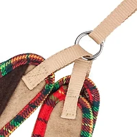 Pet Life Luxe 'Dapperbone' 2-In-1 Mesh Reversed Adjustable-Leash W/ Fashion Bowtie Dog Harness