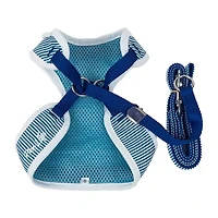 Pet Life Luxe 'Spawling' 2-In-1 Mesh Reversed Adjustable-Leash W/ Fashion Bowtie Dog Harness