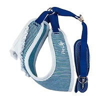 Pet Life Luxe 'Spawling' 2-In-1 Mesh Reversed Adjustable-Leash W/ Fashion Bowtie Dog Harness