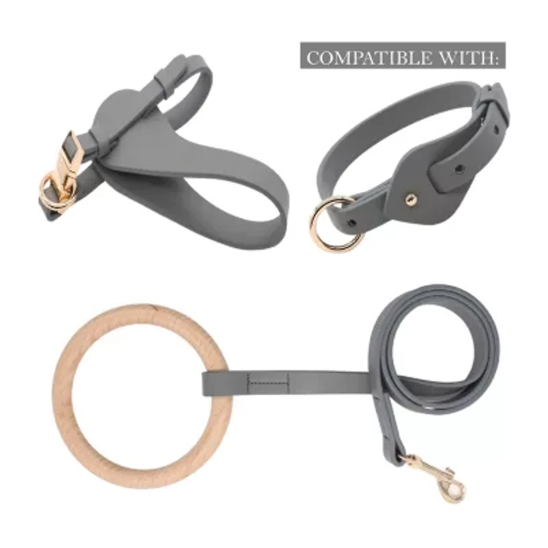 Pet Life Ever-Craft' Boutique Series Adjustable Designer Leather Dog Harness
