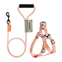 Touchdog Macaron' 2-In-1 Durable Nylon Leash Dog Harness