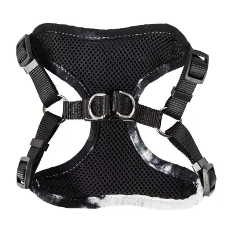 Pet Life Bonatied' Mesh Reversible And Breathable Adjustable W/ Designer Neck Tie Dog Harness