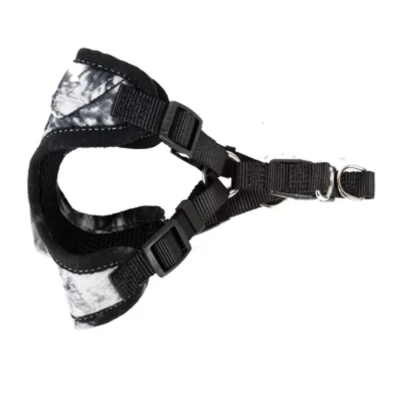Pet Life Bonatied' Mesh Reversible And Breathable Adjustable W/ Designer Neck Tie Dog Harness