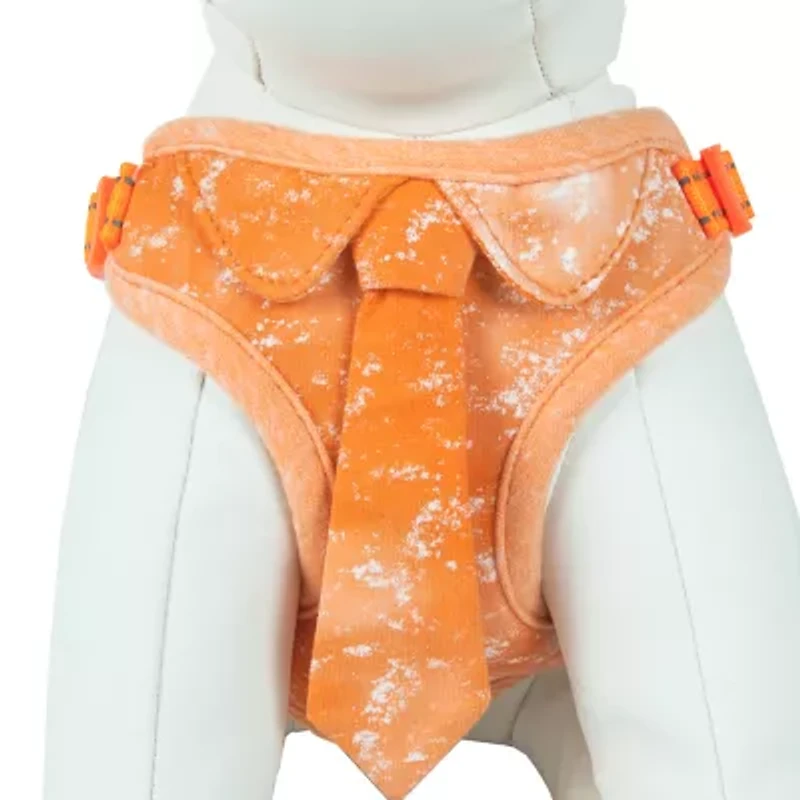 Pet Life Bonatied' Mesh Reversible And Breathable Adjustable W/ Designer Neck Tie Dog Harness