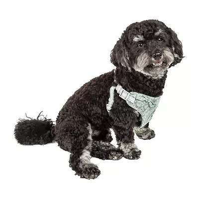 Pet Life Fidomite' Mesh Reversible And Breathable Adjustable W/ Designer Neck Tie Dog Harness