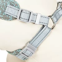 Pet Life Fidomite' Mesh Reversible And Breathable Adjustable W/ Designer Neck Tie Dog Harness