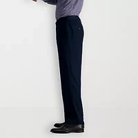 Haggar JMH Herringbone Mens Stretch Fabric Classic Fit Flat Front Suit Pant